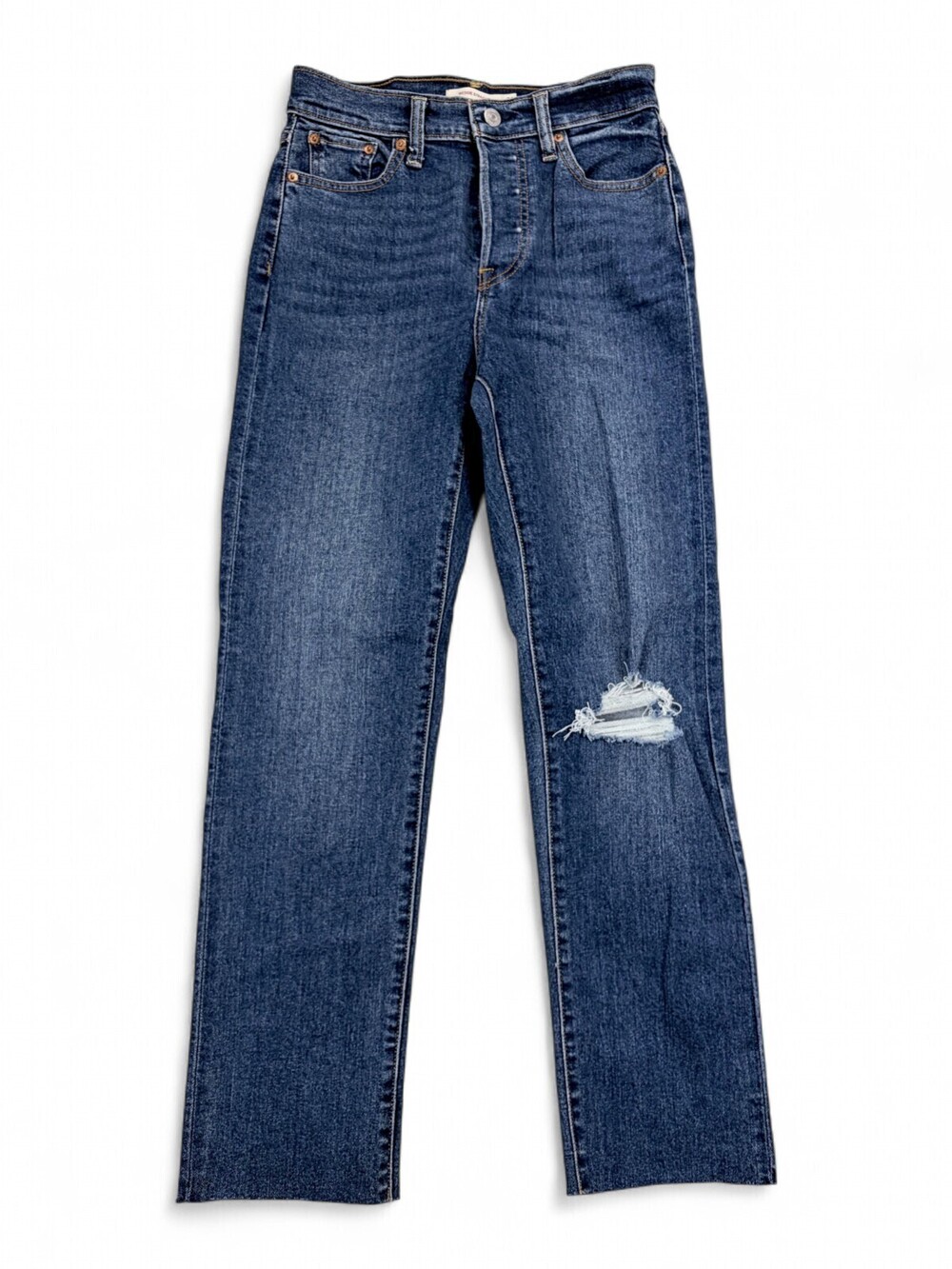 Levi's Wedgie Straight Jeans with Button Closure Size 26